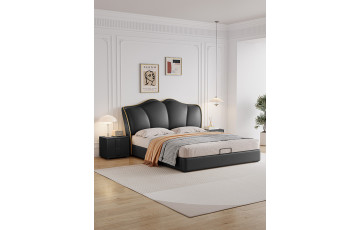 سرير الأناقة الفرنسية: تصميم عصري وبسيط
